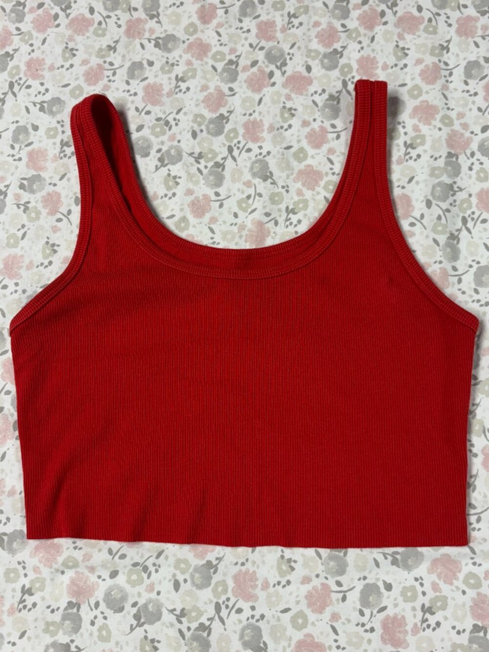 Wild Fable Women's M Tank - Red - Crop - Cotton/Poly/Spandex Blend